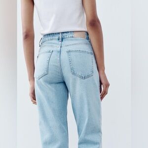 Zara Z1975 Light Blue Mom Jean